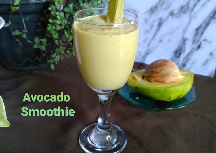 Resep Avocado Smoothie Cepat