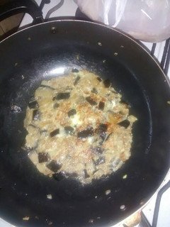 Una foto de Tortilla de berenjenas para bebes