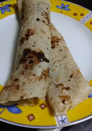 Una foto de Crepes de trigo sarraceno sin gluten, sin fructosa, sin lactosa