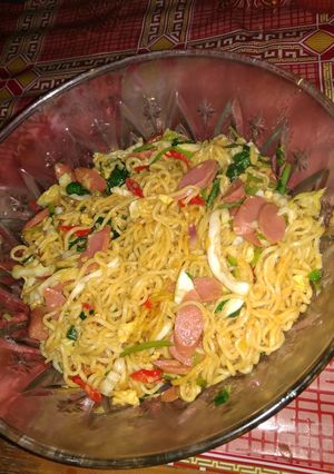 Foto resep Mie goreng semrawut