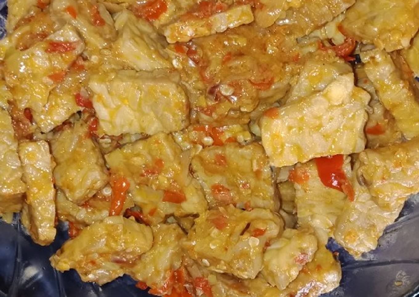 Sambel tempe pedas