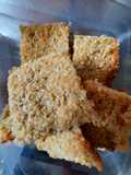Cuadraditos de avena y coco
