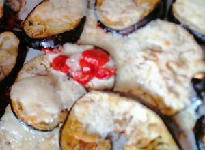 Foto di Pizzette di melanzana🍆🍅🧀