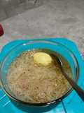 Bihun kuah telur rebus