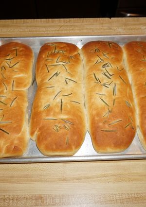 A picture of Focaccia Bread, Jon Style.