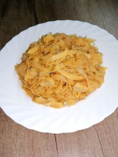 Káposztás tészta recept fotója