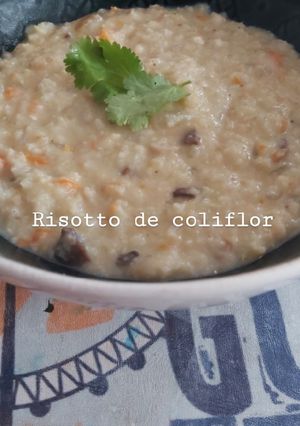 Una foto de Risotto de coliflor