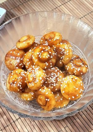 Una foto de 🌶️Ñoquis picantes coreanos 🌶️ Receta viral #5 - Ñoquis de papa #singluten #sin huevo