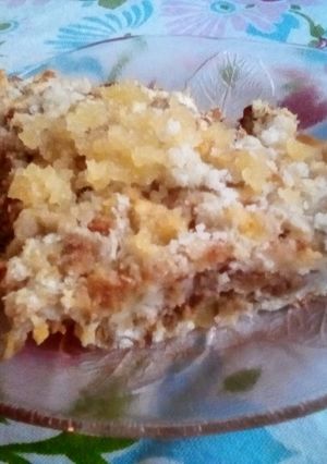 Una foto de Pastel de pan c/manzana 🍞┌⁠|⁠o⁠^⁠▽⁠^⁠o⁠|⁠┘🍎