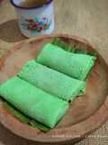 Kulit Dadar gulung (isi unti Kelapa)