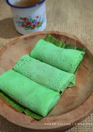 Foto resep Kulit Dadar gulung (isi unti Kelapa)