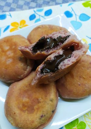 Foto resep 💜 Donat Ubi Ungu~