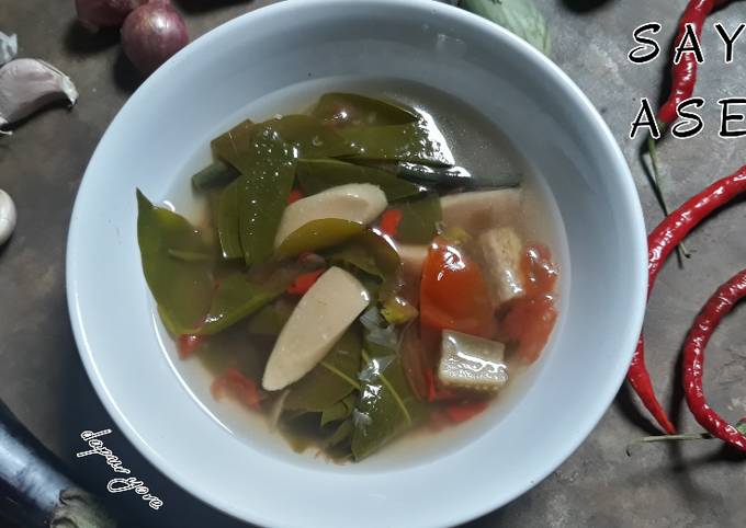 #23 Sayur Asem ala Omanya Rere (2) 😍