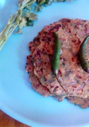 A picture of Salad paratha.