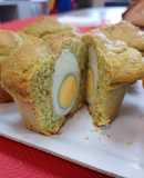 MUFFIN SALATI AL PESTO CON SORPRESA 🐣