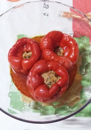 Φωτογραφία της συνταγής Οι γεμιστές πιπεριές της Λίλης