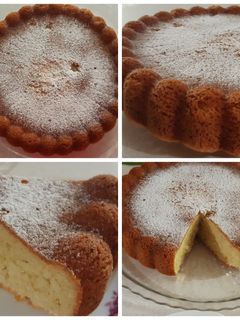 عکسی از دستور کیک هل و گلاب فاطمه پز 🥮