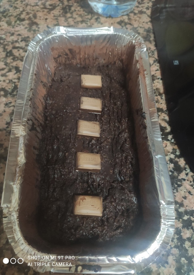 Una foto de Brownie saludable de chocolate y plátano 🥞