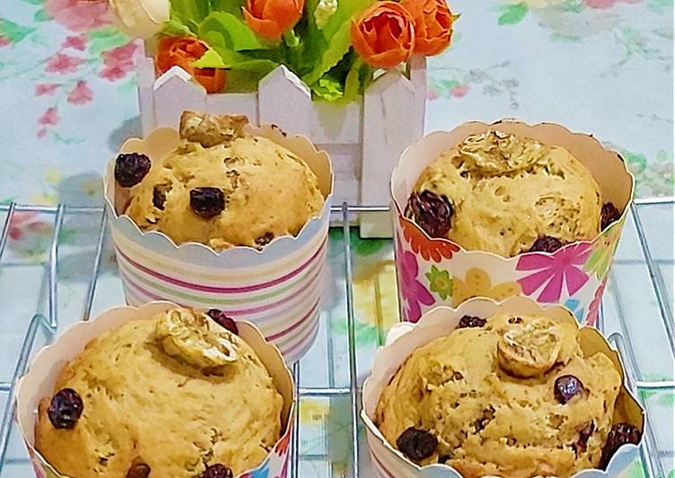 Resep Terbaik Banana Muffin Mantul Banget