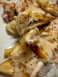 Grondin sur chou et pomme