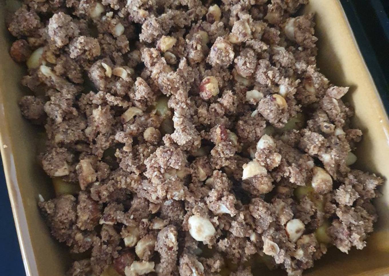 Crumble aux saveurs de Noël (sans gluten)