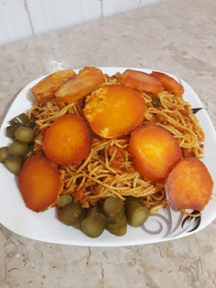 عکسی از دستور ماکارونی گیاهی با سویا