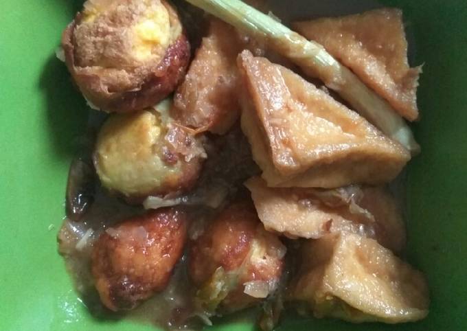 Resep: Balado tahu telur simple Simpel