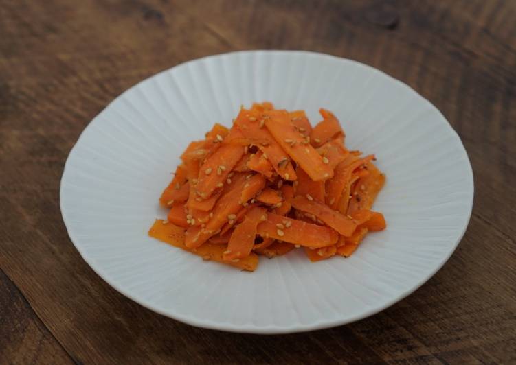 Recipe of Quick Carrot Gomamiso Kinnpira