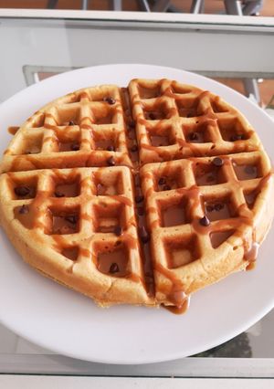 Una foto de Waffles sencillos😋