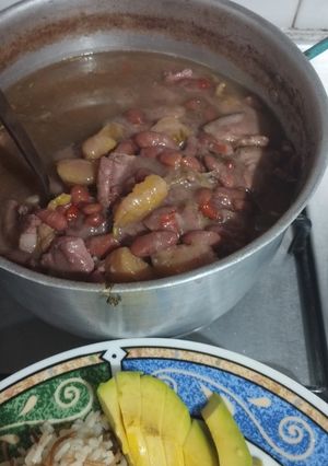 Una foto de Cazuela de frijoles rojos