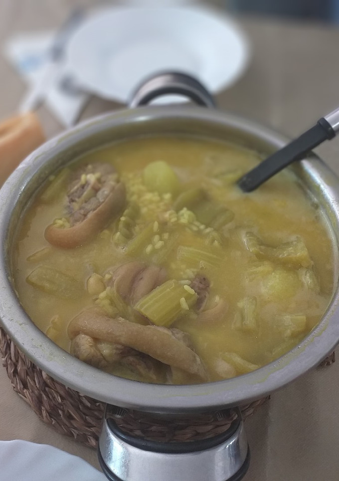 Una foto de Arroz con judías y nabo