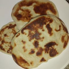 Naan bread A picture of Naan bread.
