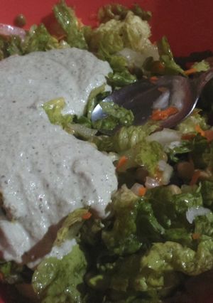 Una foto de Aderezo César vegan!