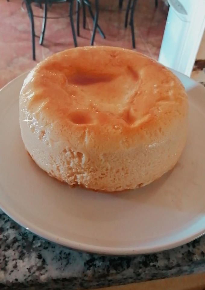 Una foto de Flan de coco