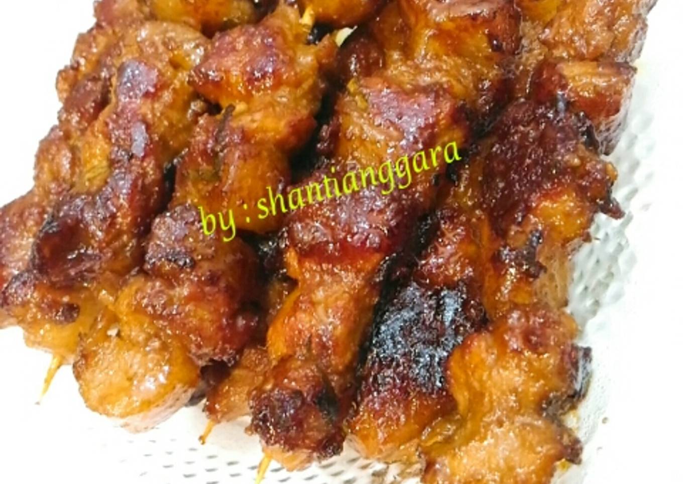 Sate babi super empuk (non halal)