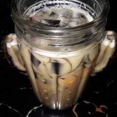 รูปของ Es Teh Susu Cincau Mangga segar