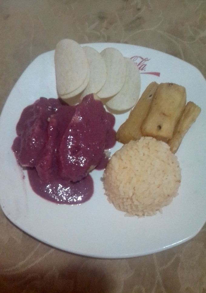 Una foto de La cocine para mí esposo y mi hijo