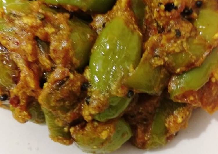 Recipe of Ultimate Green chilli in curd