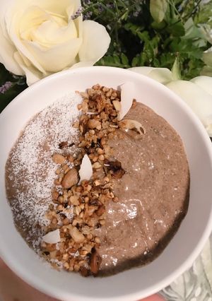 Una foto de Frozen chía pudding
