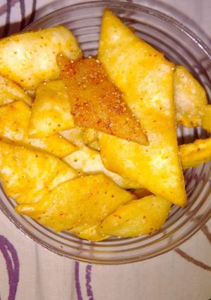 A picture of Semolina namakpara.