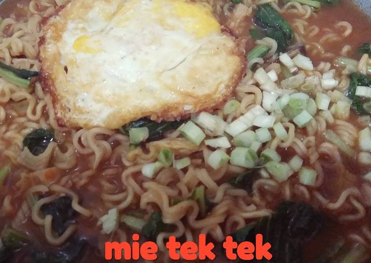 Resep Mie tek tek ajaa Anti Gagal