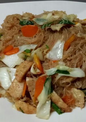 Foto resep Bihun goreng bakso ikan