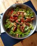 Nui trộn sườn rim me chua ngọt