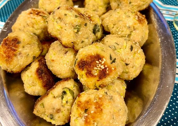 Albóndigas Pollo Y Zucchini Receta De Alicia Yunis Cookpad