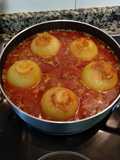 Cebollas rellenas atún