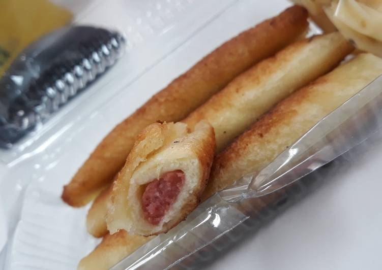 Resep Roti Goreng (Sosis) | Bahan Membuat Roti Goreng (Sosis) Yang Mudah Dan Praktis