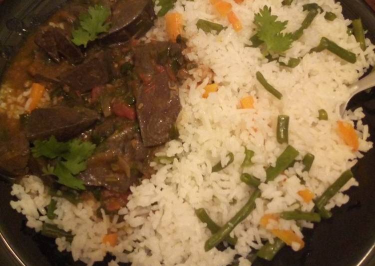 Vegetable rice with liver #weeklyjikonichallenge#