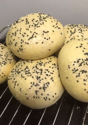 Una foto de Pancitos de hamburguesa! Lo más!