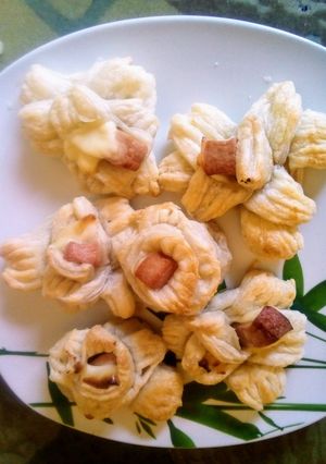 O poză a rețetei Aperitiv din foietaj.