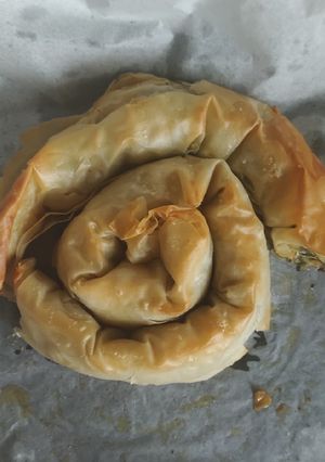 Foto resep Turkish Börek with soft cheese and Spinach